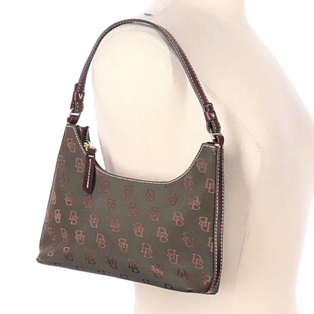 Dooney & Bourke Brown Monogram Shoulder Bag